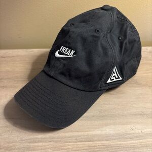 Nike Freak Hat Cap Black Giannis Antetokounmpo Heritage86 Strapback One Size